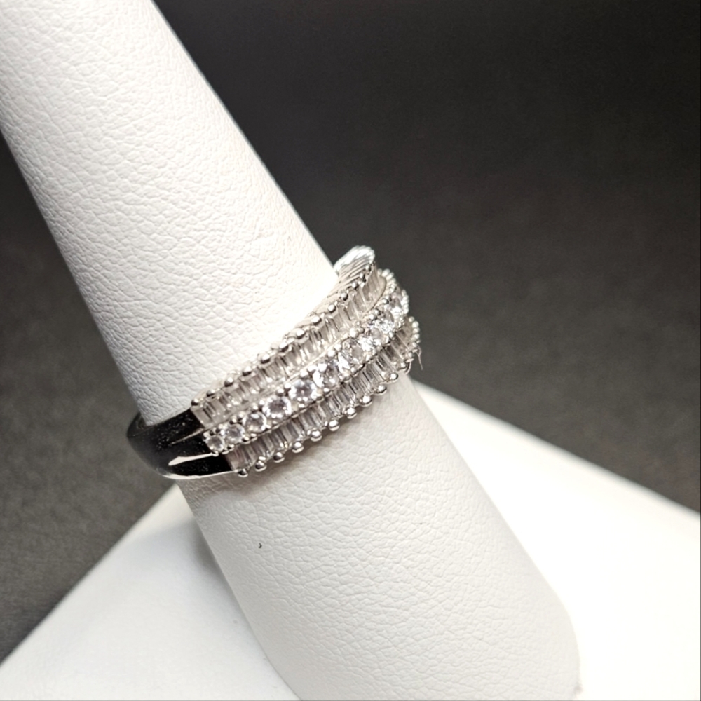Giani Bernini Sterling Silver Ring Marked IBB CN 925 Size 8 - Picture 3 of 5